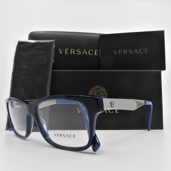 Versace Other - Versace MOD 3245 5237 55mm Men Black/Blue & Medusa